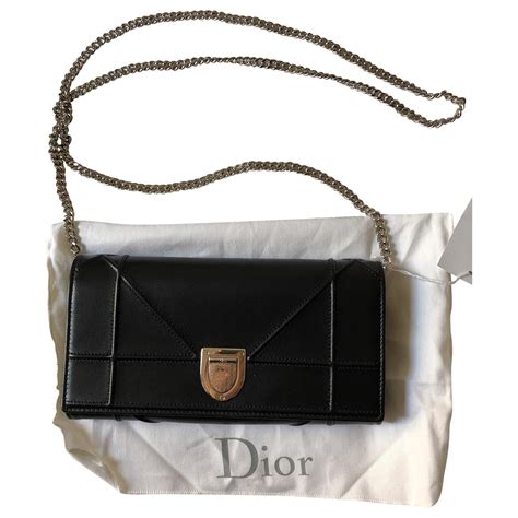 dior diorama wallet on chain pre owned|christian Dior wallets on sale.